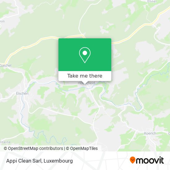 Appi Clean Sarl map