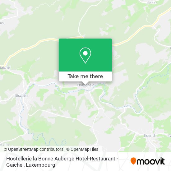 Hostellerie la Bonne Auberge Hotel-Restaurant - Gaichel map