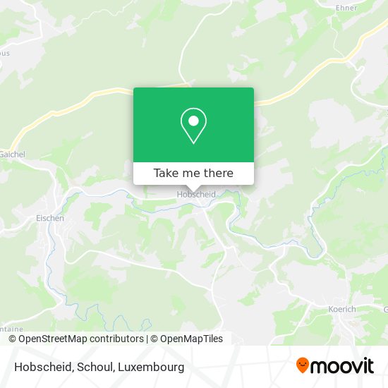 Hobscheid, Schoul map