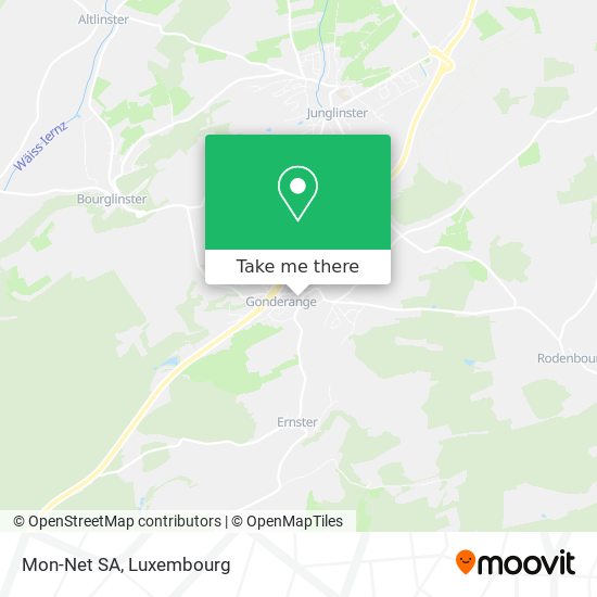 Mon-Net SA map