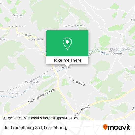 Ict Luxembourg Sarl map