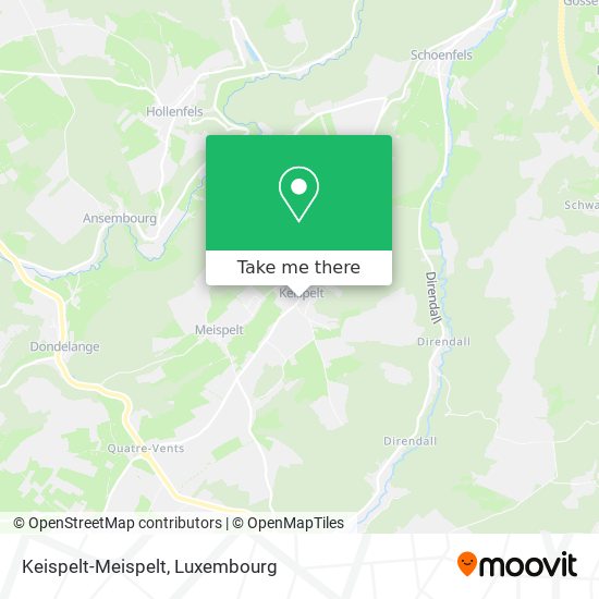 Keispelt-Meispelt map