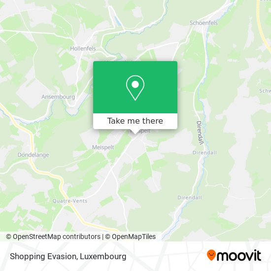 Shopping Evasion map