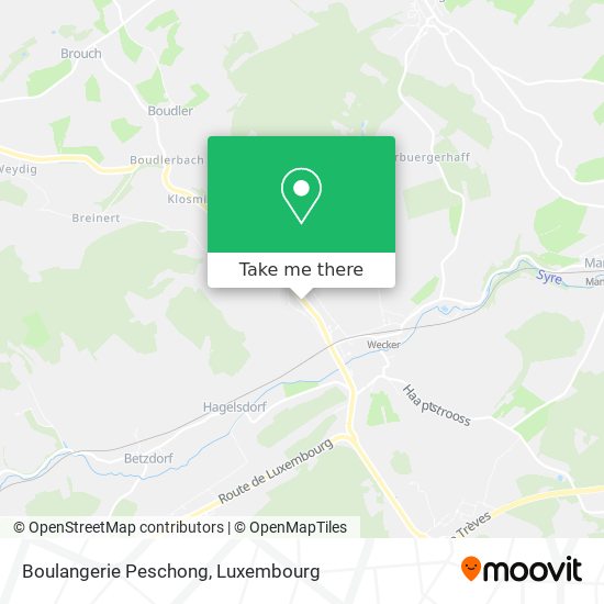 Boulangerie Peschong map