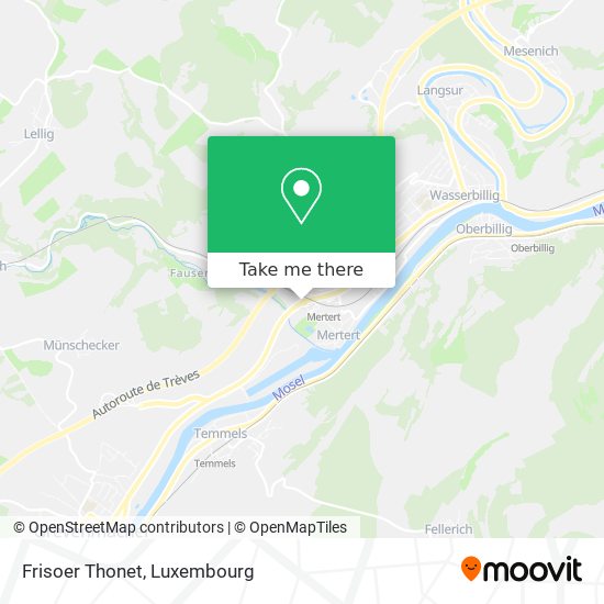 Frisoer Thonet map