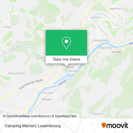 Camping Mertert Karte