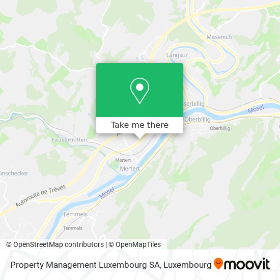 Property Management Luxembourg SA Karte