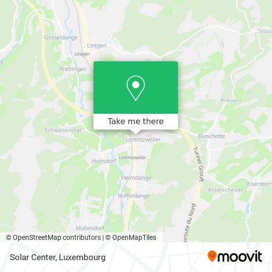 Solar Center map