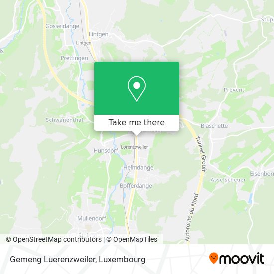 Gemeng Luerenzweiler map