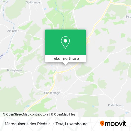 Maroquinerie des Pieds a la Tete map