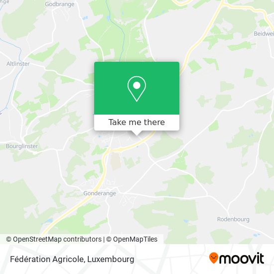 Fédération Agricole map