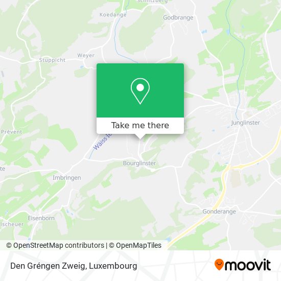 Den Gréngen Zweig map