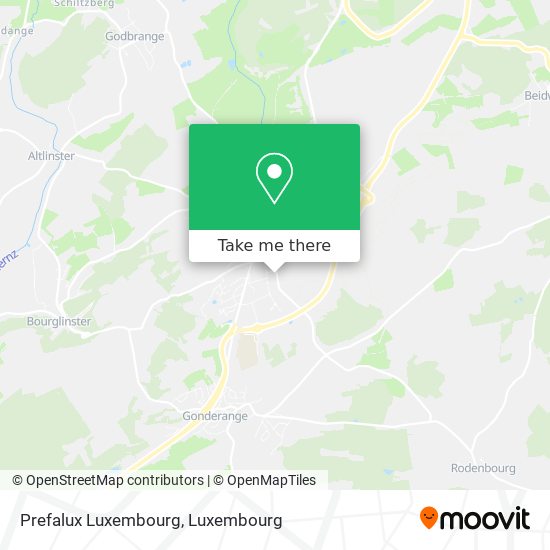 Prefalux Luxembourg map