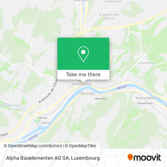 Alpha Bauelementen AG SA map