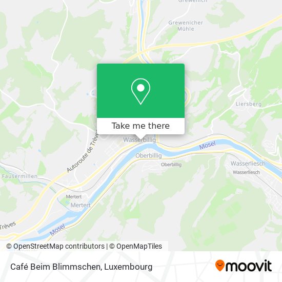 Café Beim Blimmschen map