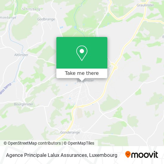 Agence Principale Lalux Assurances map