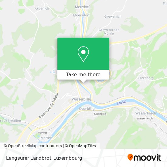 Langsurer Landbrot map