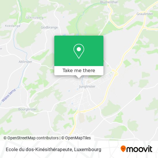 Ecole du dos-Kinésithérapeute map