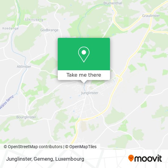 Junglinster, Gemeng map