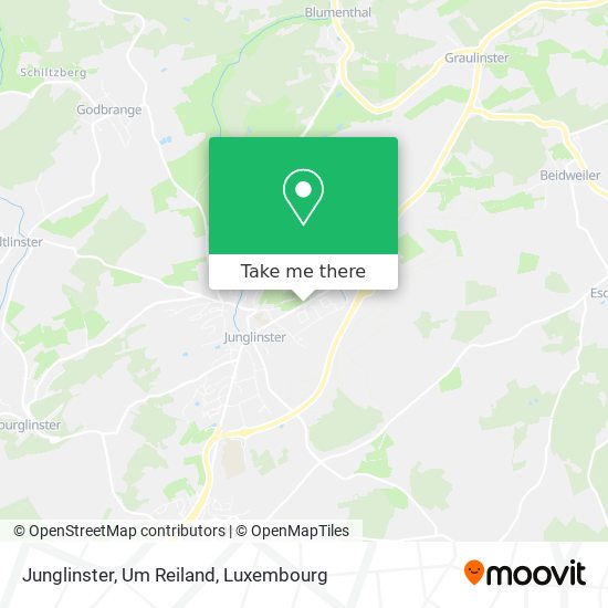 Junglinster, Um Reiland map