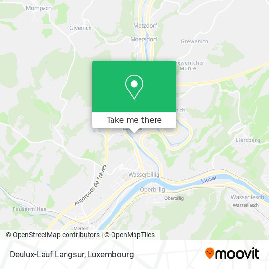 Deulux-Lauf Langsur Karte