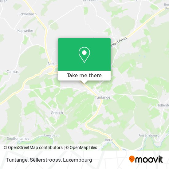 Tuntange, Sëllerstrooss map