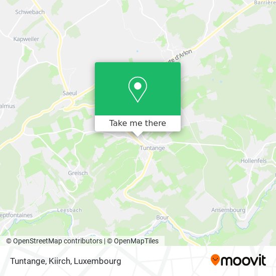 Tuntange, Kiirch map
