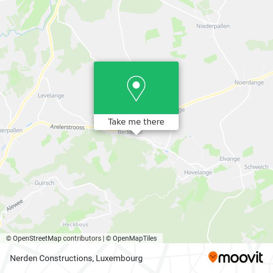 Nerden Constructions map