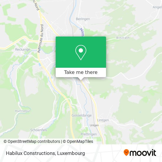 Habilux Constructions map