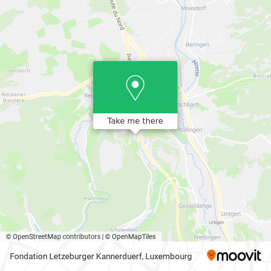 Fondation Letzeburger Kannerduerf map