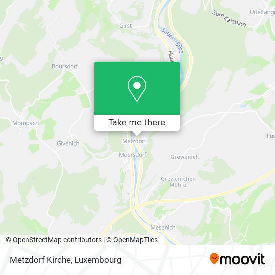 Metzdorf Kirche map