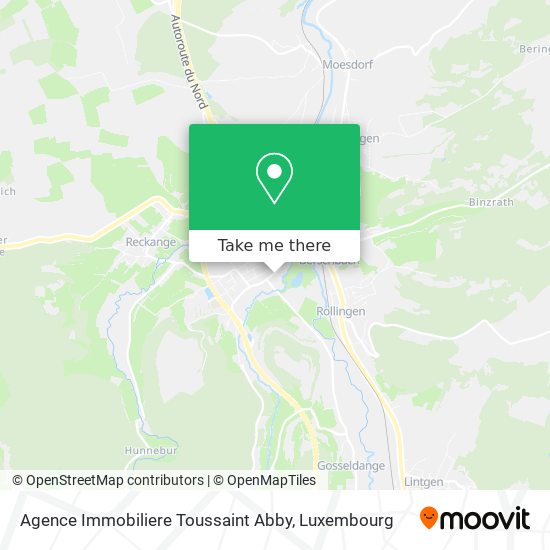 Agence Immobiliere Toussaint Abby map