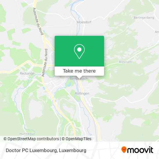 Doctor PC Luxembourg map