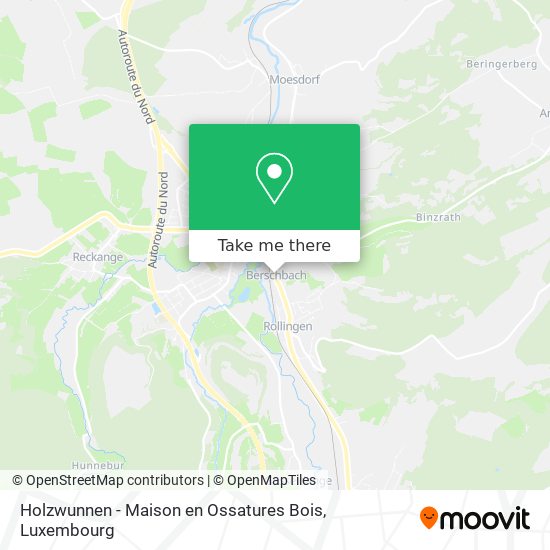 Holzwunnen - Maison en Ossatures Bois Karte