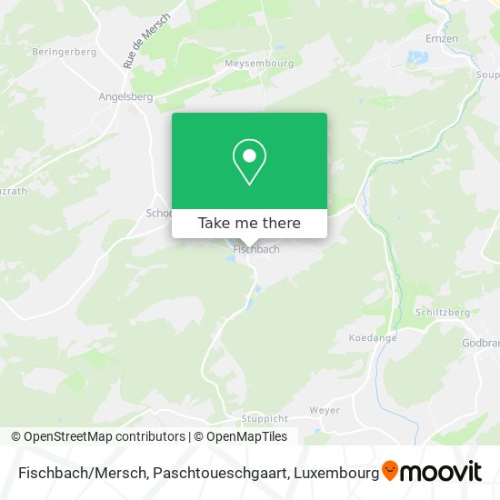 Fischbach / Mersch, Paschtoueschgaart Karte