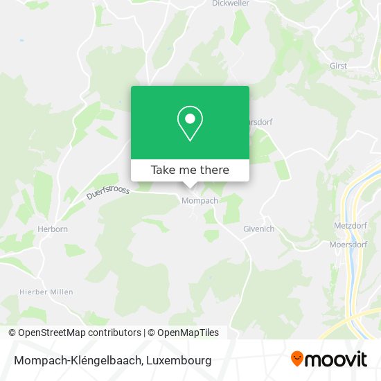 Mompach-Kléngelbaach Karte