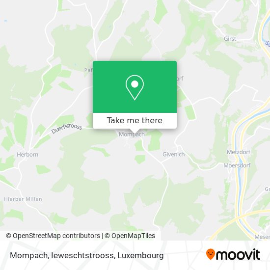 Mompach, Ieweschtstrooss map