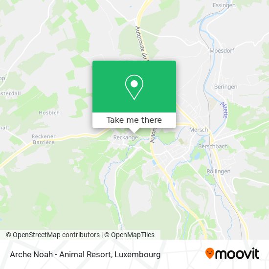 Arche Noah - Animal Resort Karte