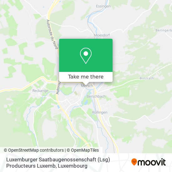 Luxemburger Saatbaugenossenschaft (Lsg) Producteurs Luxemb map