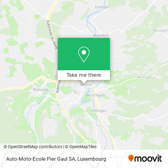 Auto-Moto-Ecole Pier Gaul SA map