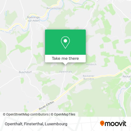 Openthalt, Finsterthal map