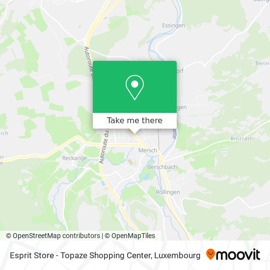 Esprit Store - Topaze Shopping Center map