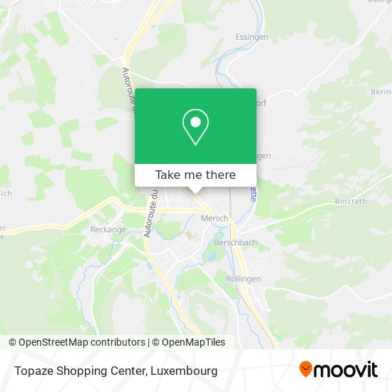 Topaze Shopping Center Karte