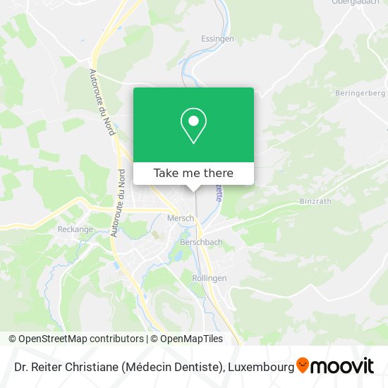 Dr. Reiter Christiane (Médecin Dentiste) map