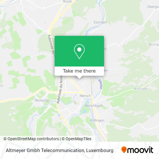 Altmeyer Gmbh Telecommunication map