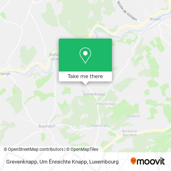 Grevenknapp, Um Ënnschte Knapp map