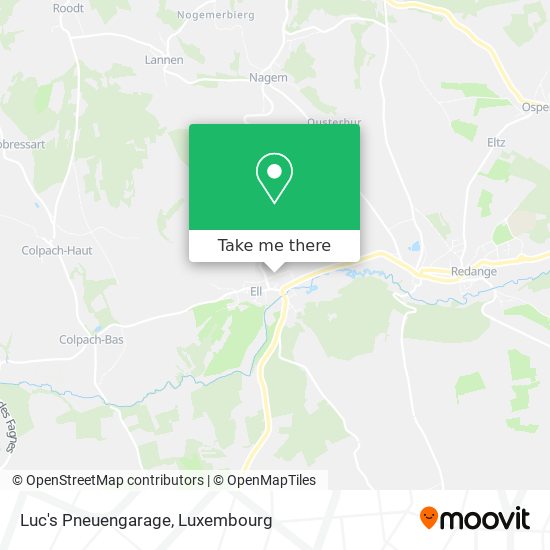 Luc's Pneuengarage map