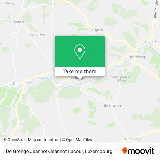 De Grénge Jeannot-Jeannot Lacour map