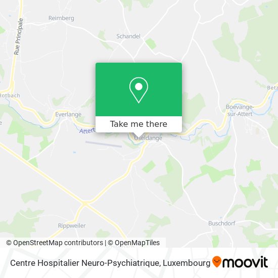 Centre Hospitalier Neuro-Psychiatrique Karte