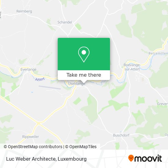 Luc Weber Architecte map